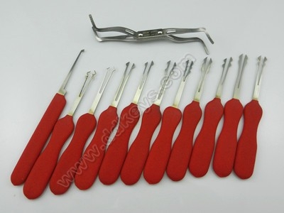 11pcs rake pick set