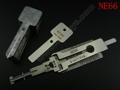 NE66 Lishi 2-in-1 Pick/Decoder