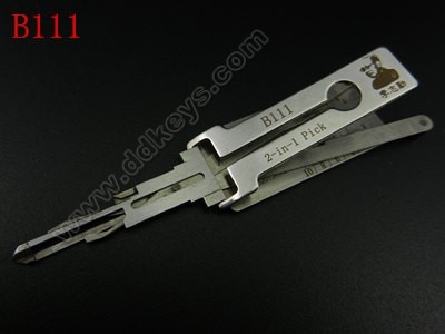 B111 Lishi 2-in-1 Pick/Decoder