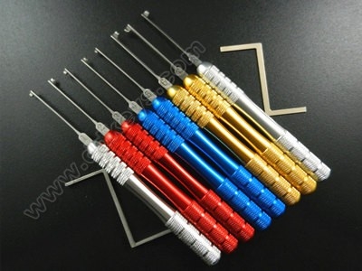 8pcs Dimple Lock Hook Picks