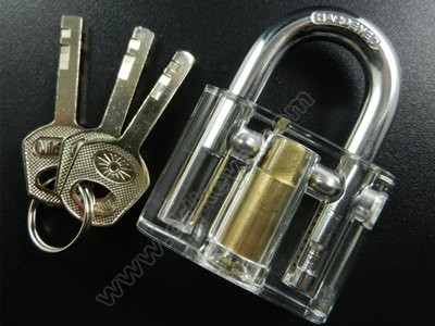 Crystal Blade Practice Padlock