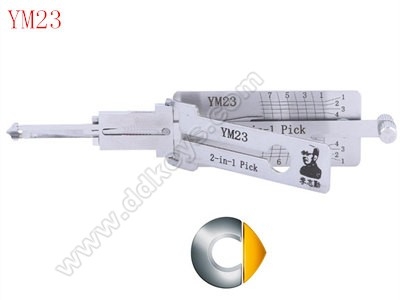 YM23 Lishi 2-in-1 Pick/Decoder